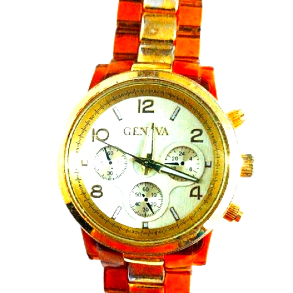 Geneva Chrono Quartz Watch